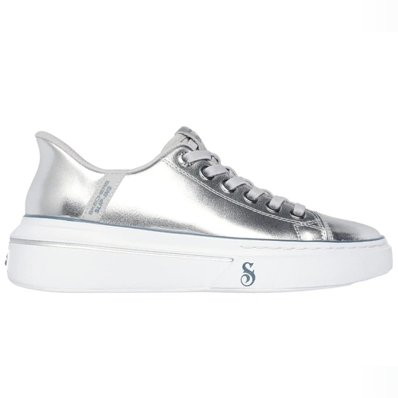 Skechers Shoes - Skechers Metallic Silver Women's Sneakers